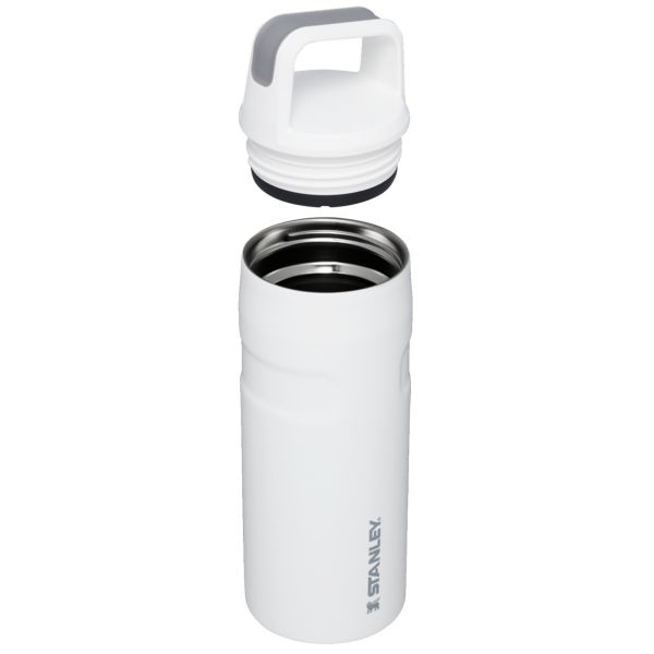 Stanley IceFlow™ With Cap And Carry+ Lid 16 OZ Water Bottles White | USA-XPM390756