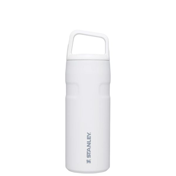 Stanley IceFlow™ With Cap And Carry+ Lid 16 OZ Water Bottles White | USA-XPM390756