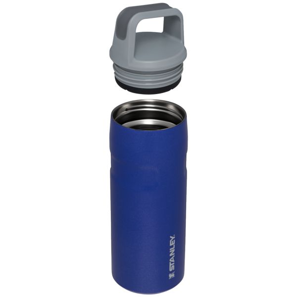 Stanley IceFlow™ With Cap And Carry+ Lid 16 OZ Water Bottles Blue / Grey | USA-VSH038571