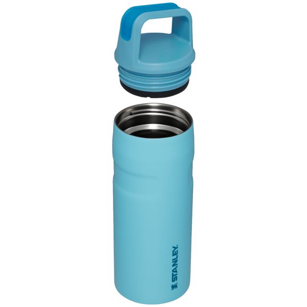 Stanley IceFlow™ With Cap And Carry+ Lid 16 OZ Water Bottles Blue | USA-KQE328194