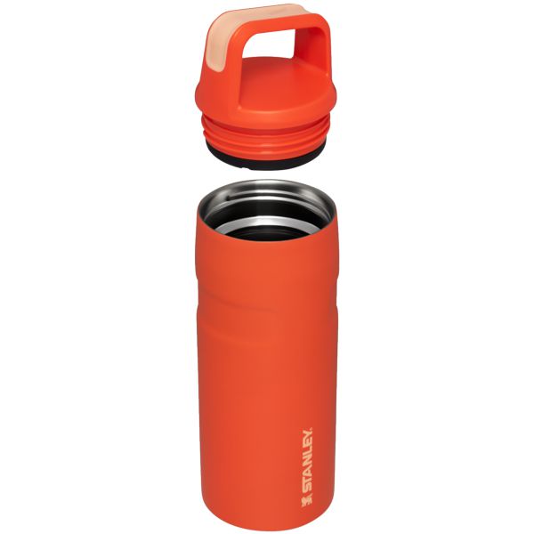 Stanley IceFlow™ With Cap And Carry+ Lid 16 OZ Water Bottles Orange | USA-USQ513087