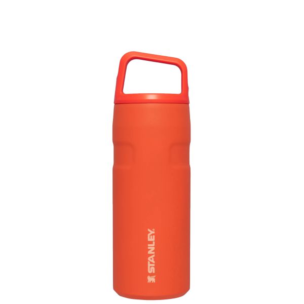 Stanley IceFlow™ With Cap And Carry+ Lid 16 OZ Water Bottles Orange | USA-USQ513087