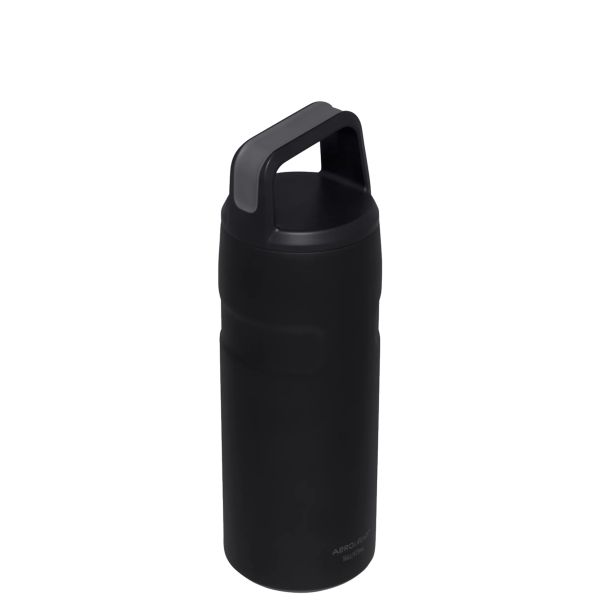 Stanley IceFlow™ With Cap And Carry+ Lid 16 OZ Water Bottles Black | USA-QTS594061