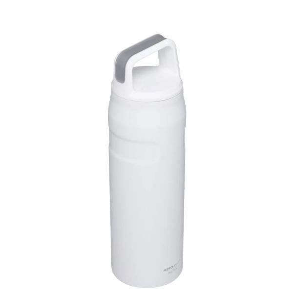 Stanley IceFlow™ With Cap And Carry+ Lid 24 OZ Water Bottles White | USA-WTD071236