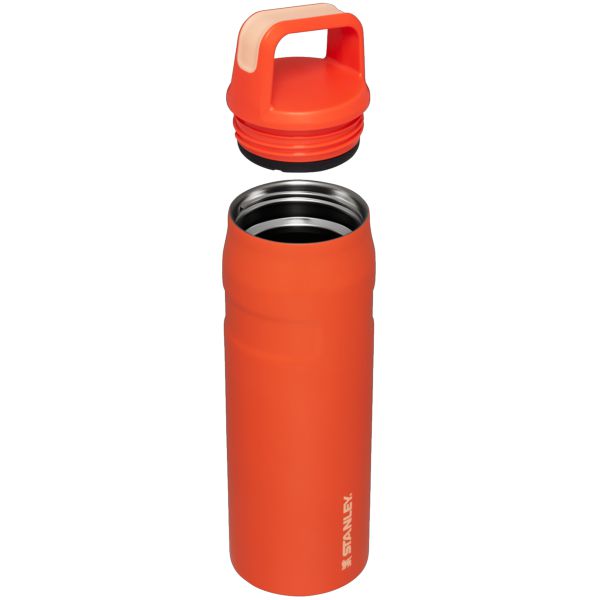 Stanley IceFlow™ With Cap And Carry+ Lid 24 OZ Water Bottles Orange | USA-XLM528196