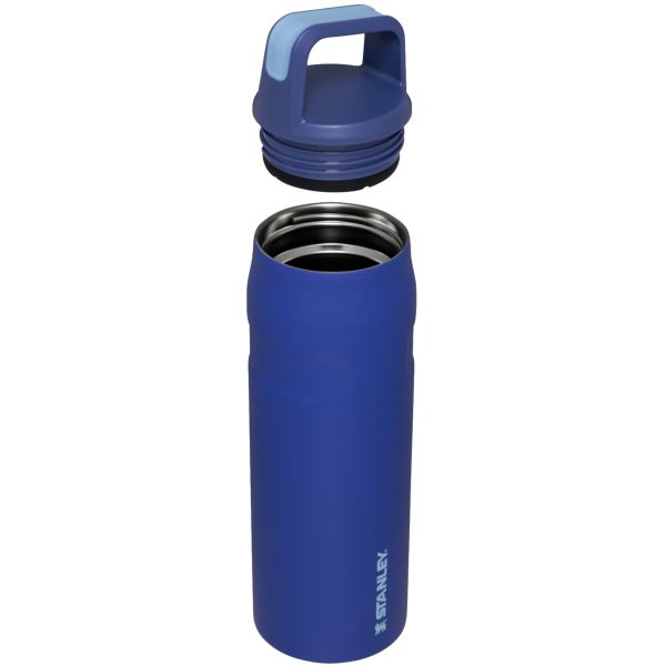 Stanley IceFlow™ With Cap And Carry+ Lid 24 OZ Water Bottles Blue | USA-MQR207413