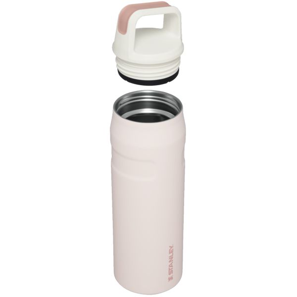 Stanley IceFlow™ With Cap And Carry+ Lid 24 OZ Water Bottles Rose | USA-WNY231794