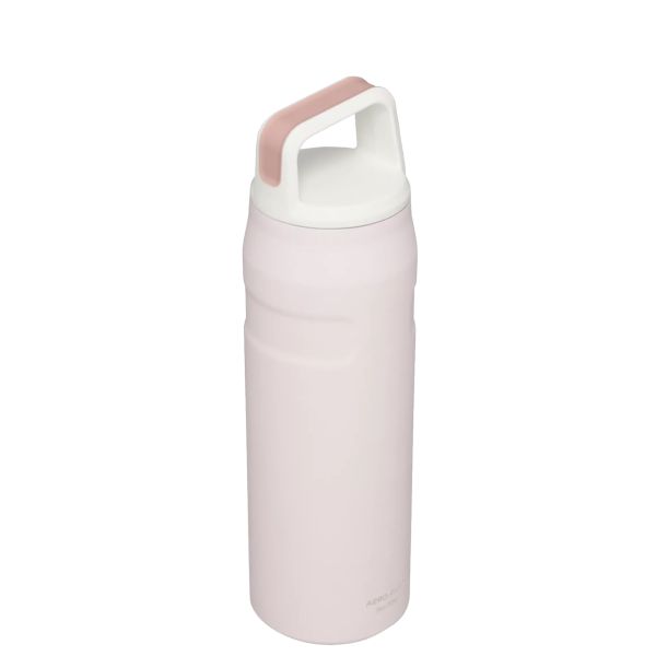 Stanley IceFlow™ With Cap And Carry+ Lid 24 OZ Water Bottles Rose | USA-WNY231794