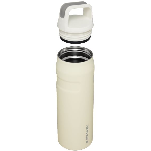 Stanley IceFlow™ With Cap And Carry+ Lid 24 OZ Water Bottles Cream | USA-RUK256974