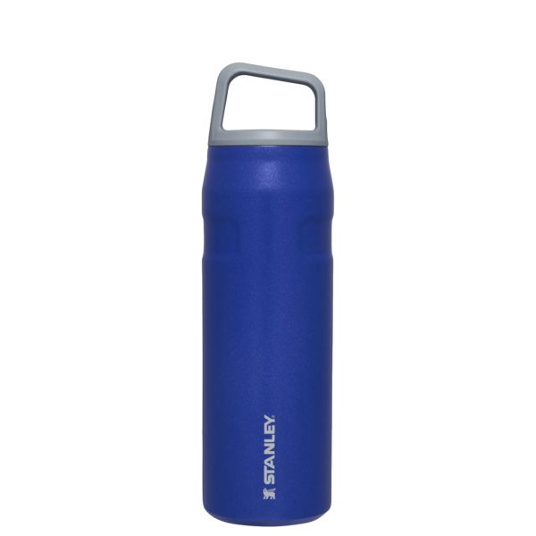 Stanley IceFlow™ With Cap And Carry+ Lid 24 OZ Water Bottles Blue / Grey | USA-JNZ109728