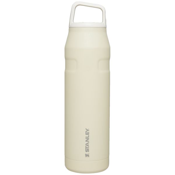 Stanley IceFlow™ With Cap And Carry+ Lid 36 OZ Water Bottles Cream | USA-LEM857904