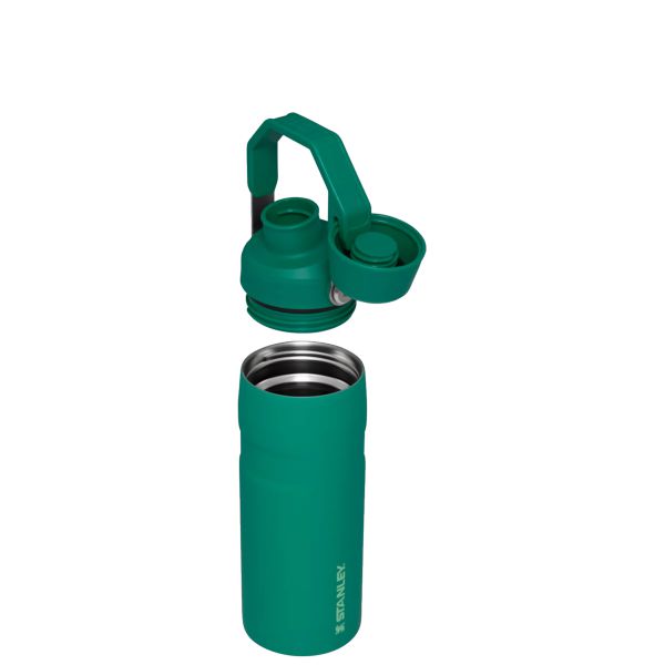 Stanley IceFlow™ With Fast Flow Lid 16 OZ Water Bottles Deep Green | USA-ERU864071