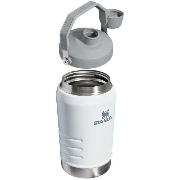 Stanley IceFlow™ With Fast Flow Lid 40 OZ Water Bottles White / Silver | USA-AQX710428