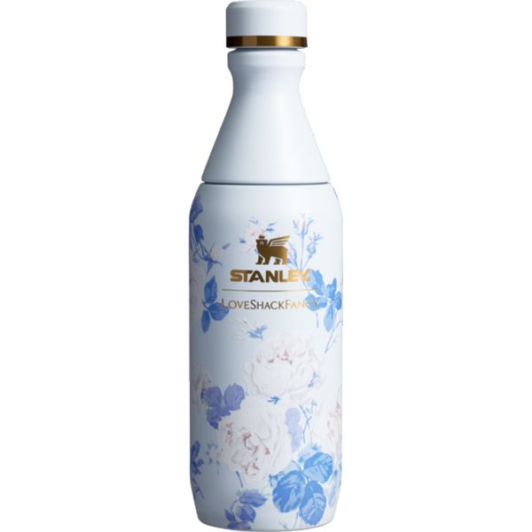 Stanley Loveshackfancy All Day Slim Bottle 12 OZ Blue / Pink / Gold | USA-LXT486930