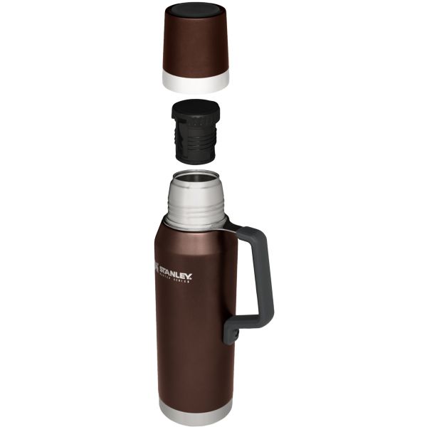 Stanley Master Unbreakable Thermal 1.4 QT Vacuum Bottles Brown / Silver | USA-FRO208143