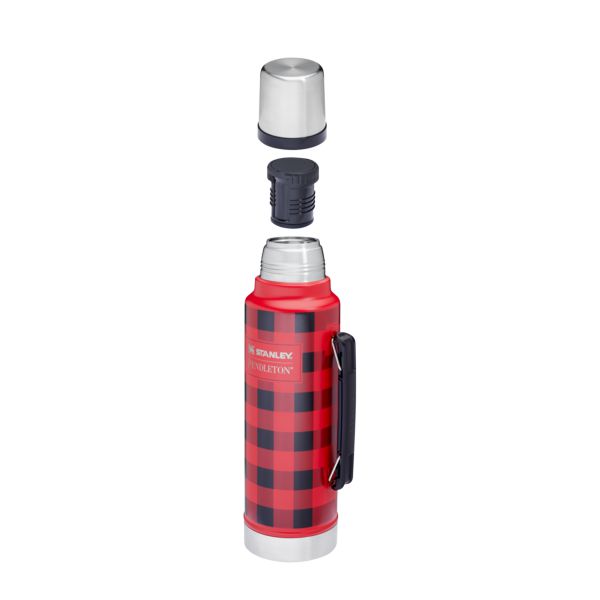 Stanley Pendleton Classic 1.5 QT Vacuum Bottles Red / Black / Silver | USA-XAM641072