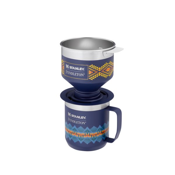 Stanley Pendleton Classic Perfect-Brew Pour Over Set Mugs Blue / Multicolor | USA-HMT850371