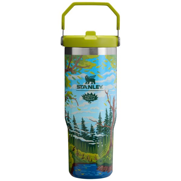 Stanley The Always With Honor IceFlow™ Flip Straw 30 OZ Tumbler Yellow / Green / Blue | USA-OXT783456