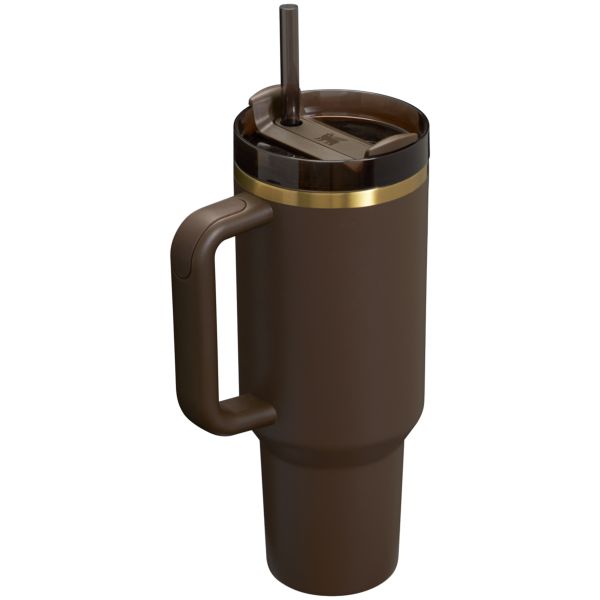 Stanley The Chocolate Gold Quencher H2.0 FlowState™ Tumbler 40 OZ Chocolate / Gold | USA-BYV480796