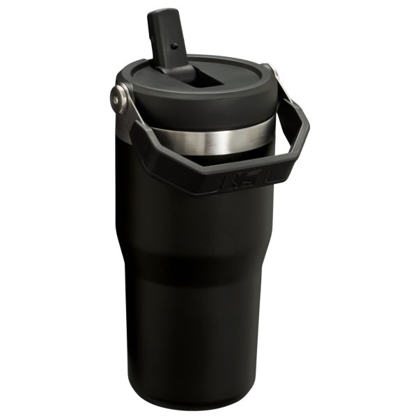 Stanley The IceFlow™ Flip Straw 20 OZ Tumbler Black | USA-UFR841026