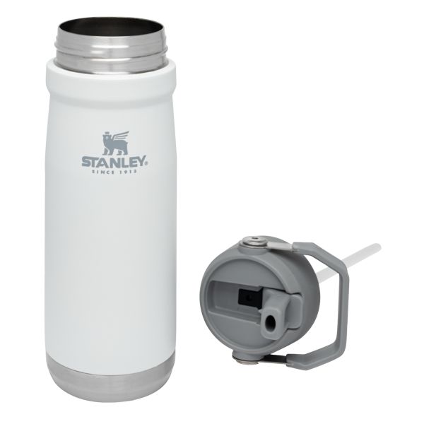 Stanley The IceFlow™ Flip Straw 22 OZ Water Bottles White / Silver | USA-CEL163728