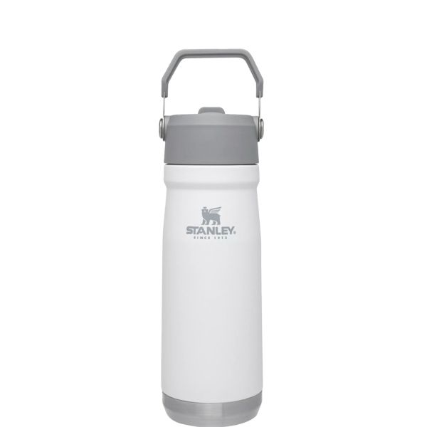 Stanley The IceFlow™ Flip Straw 22 OZ Water Bottles White / Silver | USA-CEL163728