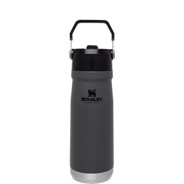 Stanley The IceFlow™ Flip Straw 22 OZ Water Bottles Deep Grey | USA-MZI247869