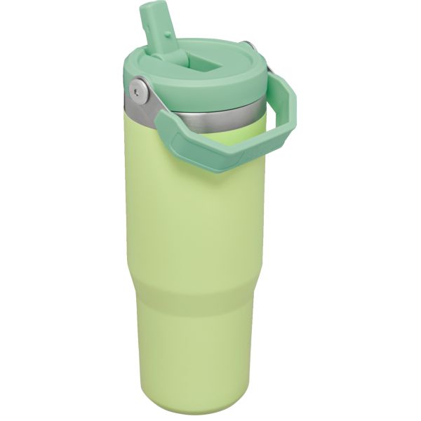 Stanley The IceFlow™ Flip Straw 30 OZ Tumbler Yellow / Green | USA-BDT406185