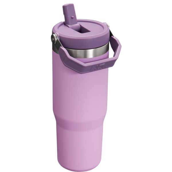 Stanley The IceFlow™ Flip Straw 30 OZ Tumbler Purple / Silver | USA-POV708235