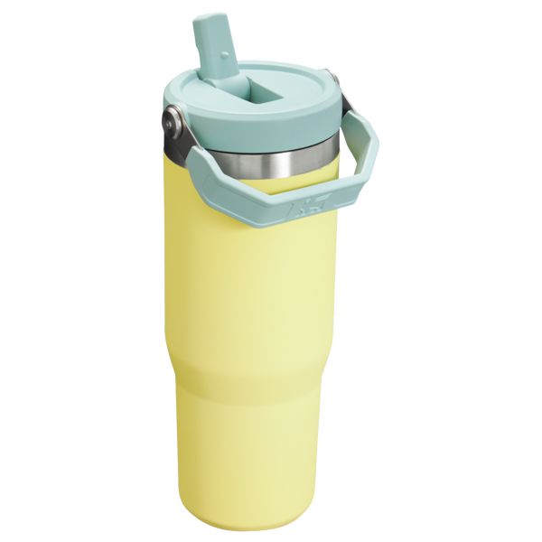 Stanley The IceFlow™ Flip Straw 30 OZ Tumbler Yellow / Green | USA-FIN248790