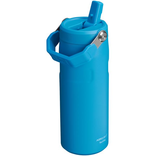 Stanley The IceFlow™ With Flip Straw Lid 16 OZ Water Bottles Azure | USA-RTI715893