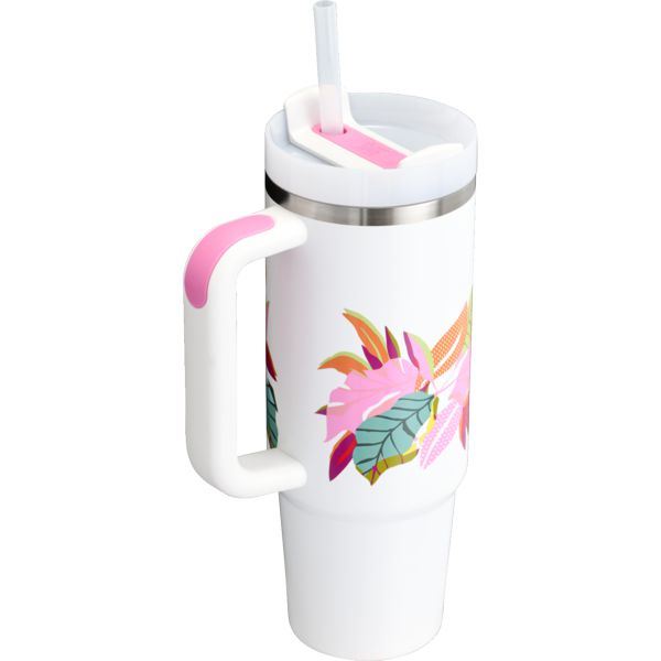 Stanley The Mother’s Day Quencher H2.0 FlowState™ Tumbler 30 OZ White / Flower | USA-HPN843612