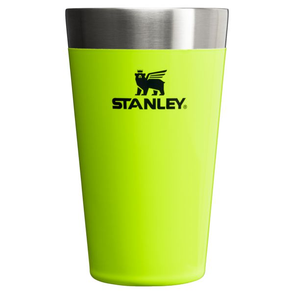 Stanley The Neon Adventure Stacking Beer Pint 16 OZ Barware Yellow | USA-LKC402813