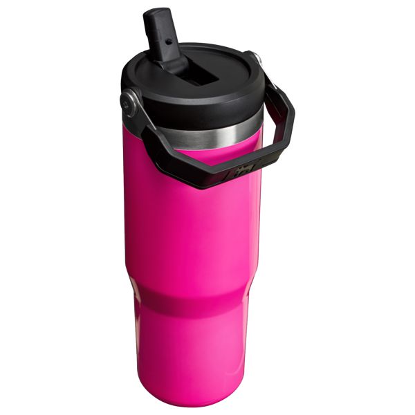 Stanley The Neon IceFlow™ Flip Straw 30 OZ Tumbler Pink | USA-COW023784