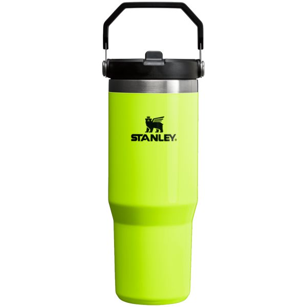 Stanley The Neon IceFlow™ Flip Straw 30 OZ Tumbler Yellow | USA-ORL126839