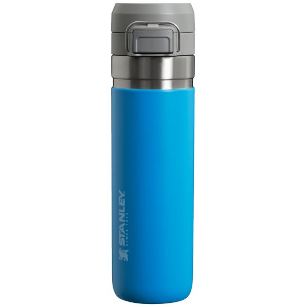 Stanley The Quick Flip Go 24 OZ Water Bottles Azure | USA-ASQ812950