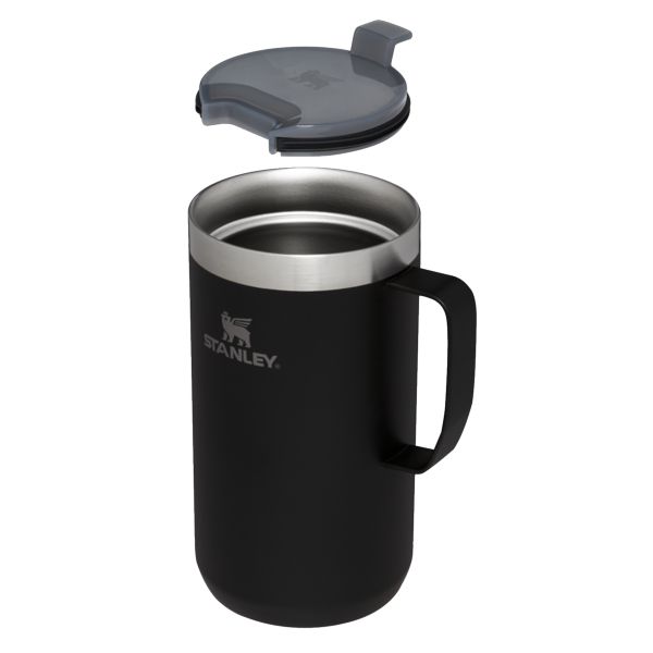 Stanley The Stay-Hot Camp 24 OZ Mugs Black | USA-WHQ624081