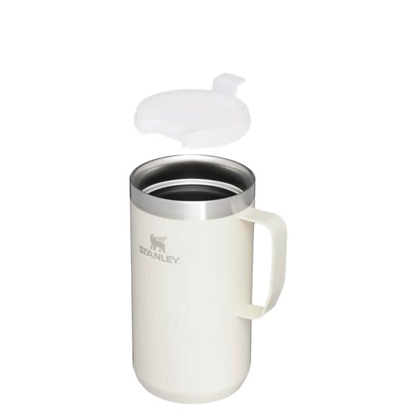 Stanley The Stay-Hot Camp 24 OZ Mugs Cream | USA-SAO675293