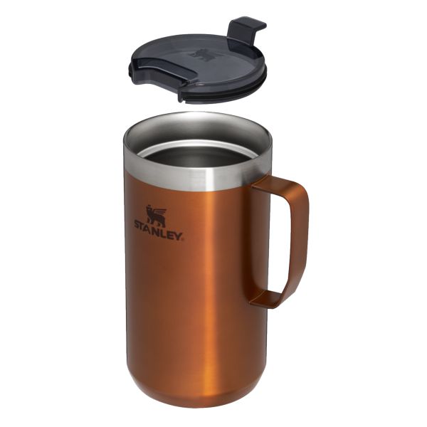 Stanley The Stay-Hot Camp 24 OZ Mugs Gold / Silver | USA-QRL724653