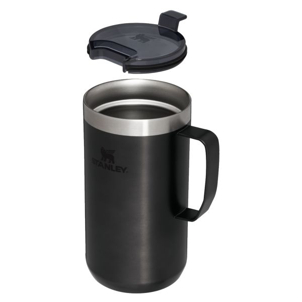 Stanley The Stay-Hot Camp 24 OZ Mugs Grey | USA-EXO163789