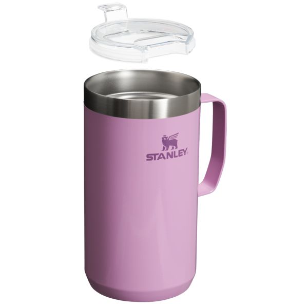 Stanley The Stay-Hot Camp 24 OZ Mugs Purple / Silver | USA-IXN502789