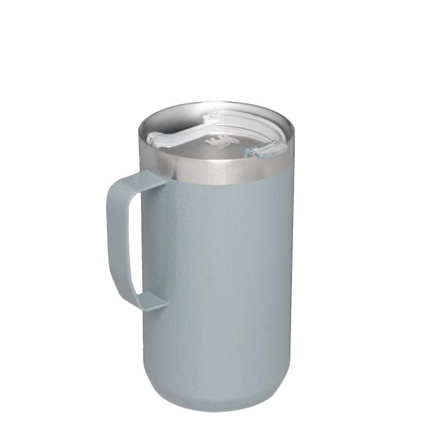 Stanley The Stay-Hot Camp 24 OZ Mugs Silver | USA-JZH026398