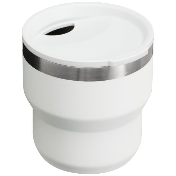 Stanley The Stay-Hot Stacking 10 OZ Cups White / Silver | USA-DRN402831