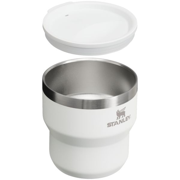 Stanley The Stay-Hot Stacking 10 OZ Cups White / Silver | USA-DRN402831