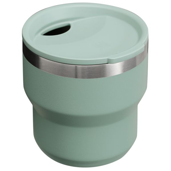 Stanley The Stay-Hot Stacking 10 OZ Cups Green / Silver | USA-CMJ324918