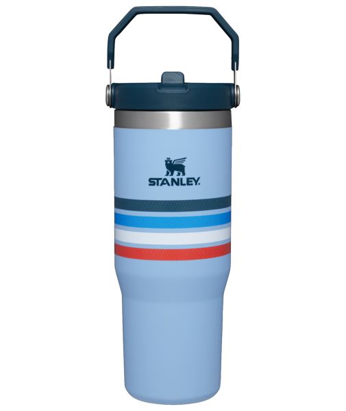 Stanley The Varsity Iceflow™ Flip Straw 30 OZ Tumbler Flower Stripes | USA-TAM681790