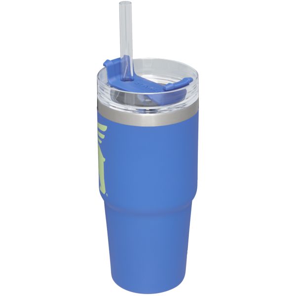 Stanley The Wild Imagination Quencher Travel Tumbler 14 OZ Blue / Green | USA-RUF247063