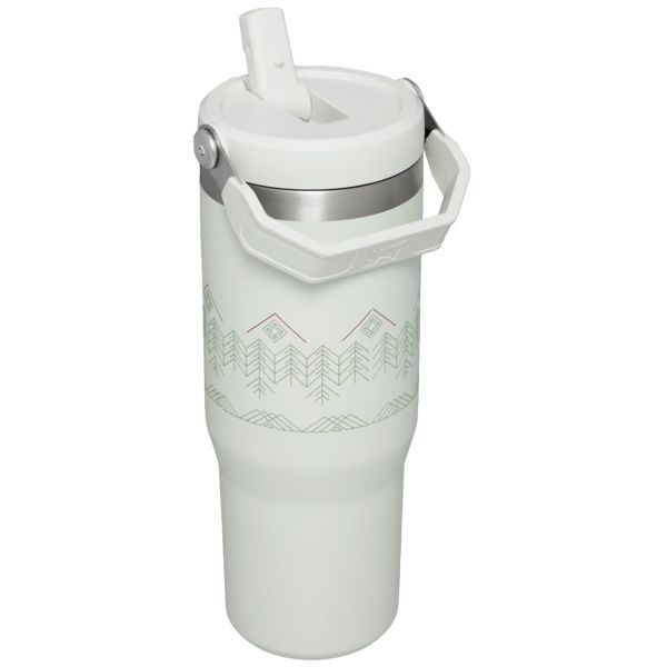 Stanley Winterscape IceFlow™ Flip Straw 30 OZ Tumbler Grey | USA-UIP172659