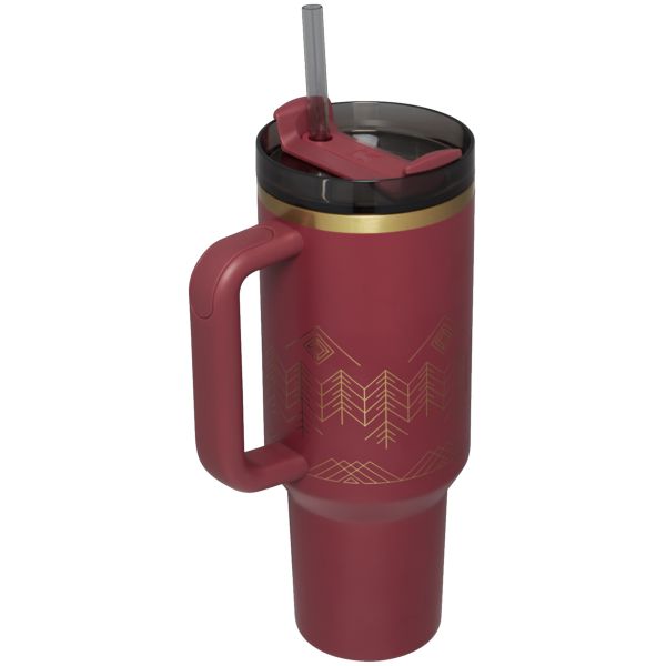 Stanley Winterscape Quencher H2.0 FlowState™ Tumbler 40 OZ Brown / Gold | USA-DXO542079